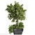 Modern Indoor Plant Stand with Sleek Design 3D model small image 1