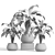 Stylish Indoor Plant Stand 3D model small image 5