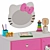 Hello Kitty Vanity Set: Adorable Dressing Table 3D model small image 3