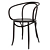 Thonet Rating Chair: Elegant & Classic Design. 3D model small image 1