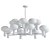 Elegant Bentley Chandelier: Arteriors 3D model small image 2