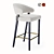 Modern Cahn Counter Stool 3D model small image 1