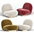 Sleek Pacha Chair: Modern Elegance 3D model small image 2