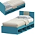 NUK Single Bed - Modern and Stylish 3D model small image 3