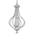 Elegant Kensington Mini Pendant 3D model small image 2