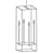 Elegant Taper Candle Pendant Light 3D model small image 2