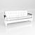Elegant Executive Sofa 3D model small image 2