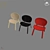 Contemporary Oak Armchair 3D model small image 6