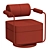 Salbini Mezzo Anderson Armchair 3D model small image 4