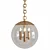 Turenne Medium Pendant: Elegant Globe Design 3D model small image 1