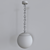 Turenne Medium Pendant: Elegant Globe Design 3D model small image 3