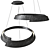 Elegant Swirl Pendant Lamp 3D model small image 2