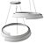Elegant Swirl Pendant Lamp 3D model small image 3