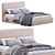 Sleek Argos Bed - Modern Design! 3D model small image 1