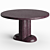 Lava Rock Glazed Dining Table 3D model small image 1