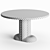 Lava Rock Glazed Dining Table 3D model small image 3