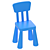 Durable Outdoor Kids' Furniture: MAMMUT IKEA 3D model small image 3