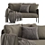 Modern Gray GLOSTAD Sofa 3D model small image 2