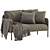 Modern Gray GLOSTAD Sofa 3D model small image 5