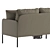 Modern Gray GLOSTAD Sofa 3D model small image 6