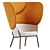 Wam 1571 Armchair: Embrace and Concentrate 3D model small image 1