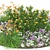 Flower Garden Delight: Vibrant Blooms for Your Home 3D model small image 5