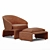 Halley Armchair: Sleek and Stylish 3D model small image 2