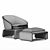 Halley Armchair: Sleek and Stylish 3D model small image 3