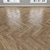 Oak Parquet: Herringbone, Linear, Chevron 3D model small image 3