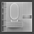 Versatile Bathroom Set: A105 3D model small image 6