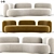 Modern Tateyama XL Sofa - Timeless Comfort 3D model small image 1