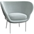 Elegant Armada Lounge Chair 3D model small image 7