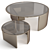 Fendi Casa Constellation Effe Coffee Tables: Luxe and Stylish 3D model small image 4