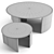 Fendi Casa Constellation Effe Coffee Tables: Luxe and Stylish 3D model small image 6