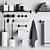 Sleek Bathroom Accents Set 3D model small image 2