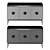 Modern UNO Sideboard: Stylish and Functional 3D model small image 2