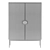 Modern Grey Wardrobe UNO 3D model small image 7