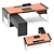 Savana Executive Desk: Sleek and Elegant Solution for Your Office 3D model small image 2
