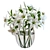 Elegant Lily Bouquet in Vase 3D model small image 3