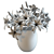 Elegant Lily Bouquet in Vase 3D model small image 4