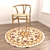 Round Rugs Variety Pack 3D model small image 5