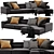 Elegant Anderson Chaise Lounge 3D model small image 3