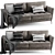 Modern Osoka Sofa: Sleek Design 3D model small image 1