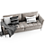 Modern Osoka Sofa: Sleek Design 3D model small image 5