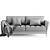 Modern Osoka Sofa: Sleek Design 3D model small image 6