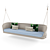 2 Seater Hanging Chair by Atmosphera 3D model small image 2