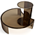 Elegant Fendi Casa Coffee Tables 3D model small image 6