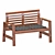 Outdoor 3-Piece Ikea Applaro Patio Set 3D model small image 3