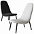 Elegant Leafo Armchair: Arflex Beauty 3D model small image 2