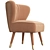 Contemporary Munna Babe Armchair 3D model small image 6